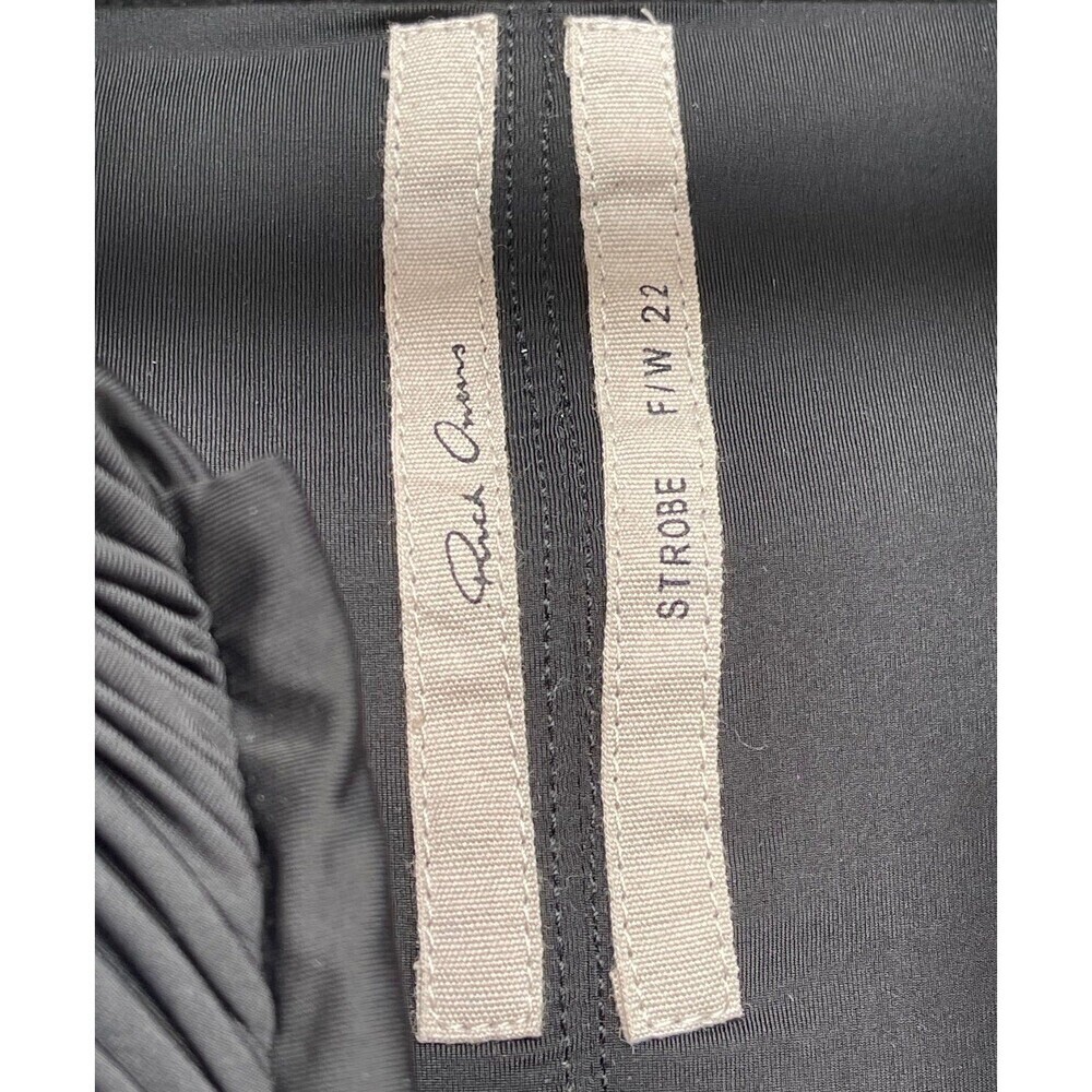 RICK OWENS Cutout ruched stretch-jersey top size 36/6 - Picture 9 of 9